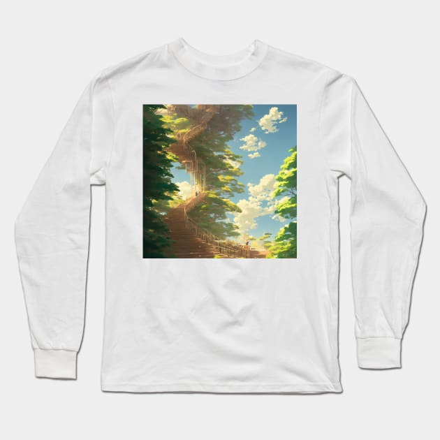 Stairway to Heaven Long Sleeve T-Shirt by Artieries1